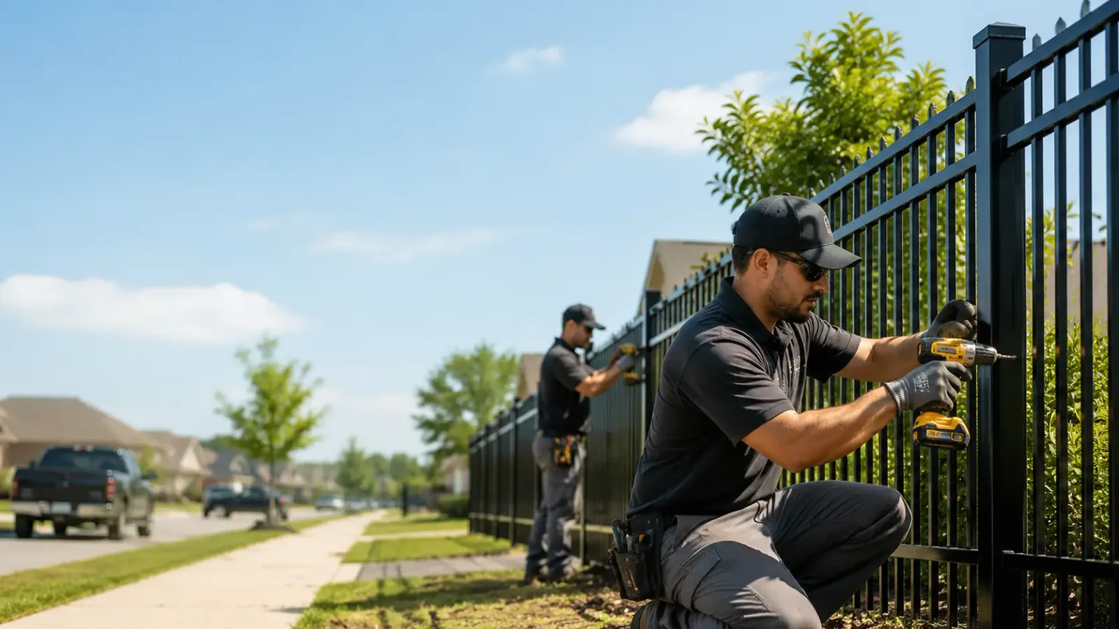 Metal Fence Installation in Pine Level, NC